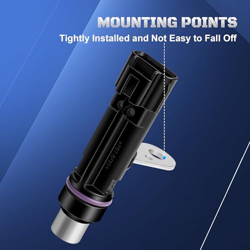 Engine Crankshaft Position Sensor Compatible with 2000-2010 Dodge Dakota Durango Ram 1500 & Jeep Grand Cherokee Commander Chrysler Aspen M-itsubishi Raider V8 4.7L Replaces 56028666AA, 56028666AB