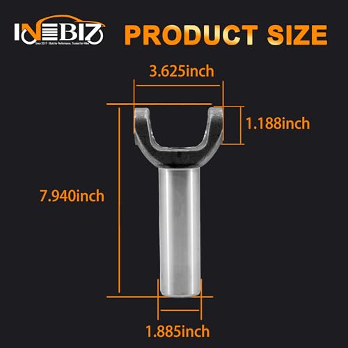 3-3-5551X Drive Shaft Transmission Slip Yoke 1350 Series Compatible with GM Turbo 400, TH 400 / 4L80E Transmission & T/C