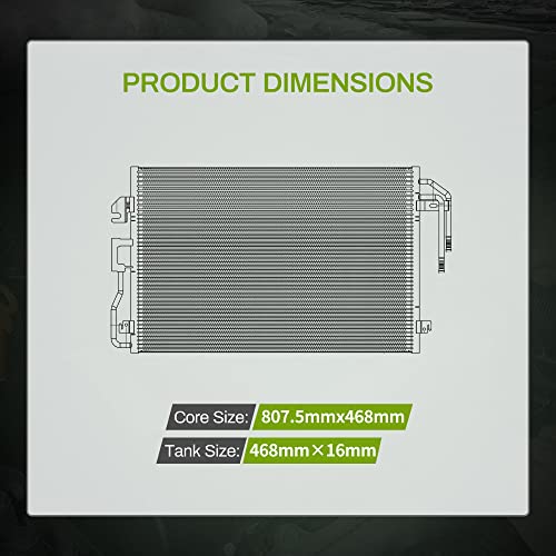 AUTOSAVER88 A/C AC Condenser Air Conditioning Condenser Compatible with 2009 2010 2011 2012 Ford Escape 2009-2011 Mazda Tribute Mercury Mariner 2.5L 3.0L V6 L4