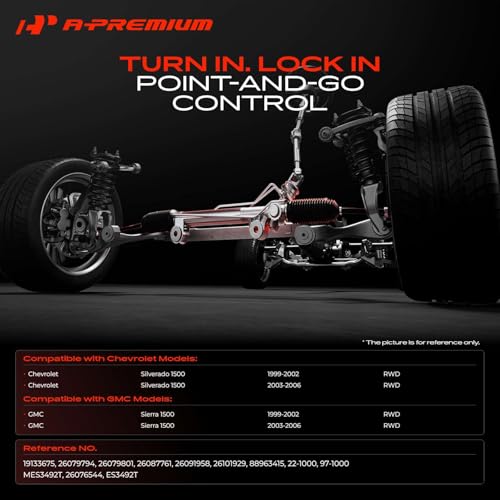 A-Premium Power Steering Rack and Pinion Assembly with Outer Tie Rod Ends