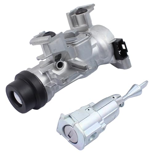 DriveFix Ignition Switch Door Lock Cylinders for VW Tiguan 2012-2017 Passat 2012-2019 Jetta 2006-2018 GTI Golf 2011-2018 Eos 2012-2016 for Audi Q3 2015-2018 w/ 48-Chip 433 Frequency Remote Key