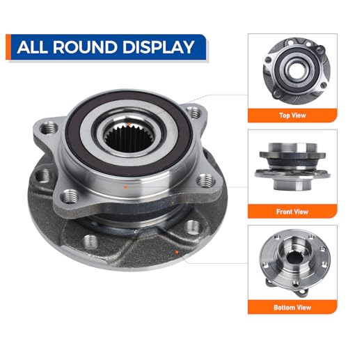 PAROD 513348 Wheel Hub and Bearing Assembly Compatible with 2015-2016 Chrysler 200, 2013-2016 Dodge Dart