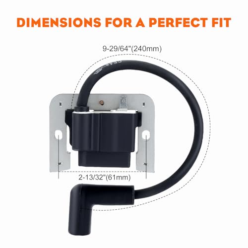 Hipa 24 584 45-S Ignition Coil Replace 24-584-01S Compatible with MIA11292 Kohler CV20 CV22 CV22S CV23 CV25 CV18 CV19 CH18 CH20 CH22 CH23 CH25 Engine