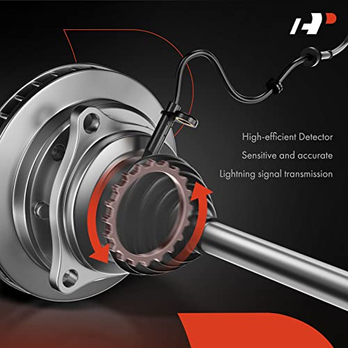 A-Premium 2PC Set Front ABS Wheel Speed Sensor Compatible with Honda, Acura Models - Accord 2008-2012, TSX 2009-2012 - Front Driver and Passenger Side, Replace# 57450-TA0-H01, 57455-TA0-A01