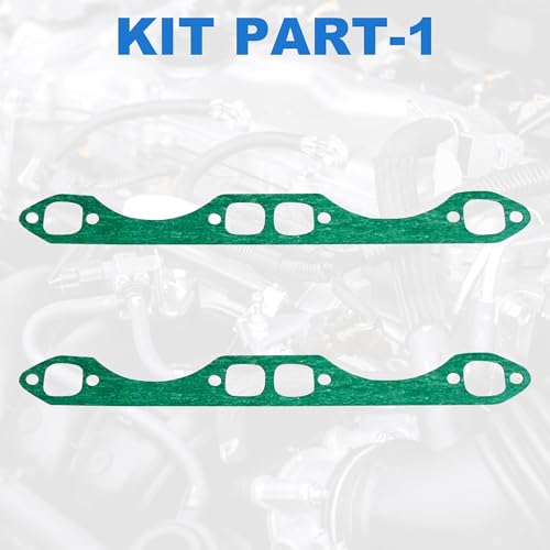 Tyrigion 260-1045 Full Engine Gasket Set, 1955-1980 SBC 283 302 307 327 350 V8 Gasket Kit for Chevy C10 C20 Caprice Impala for Buick Century Skylark for Olds