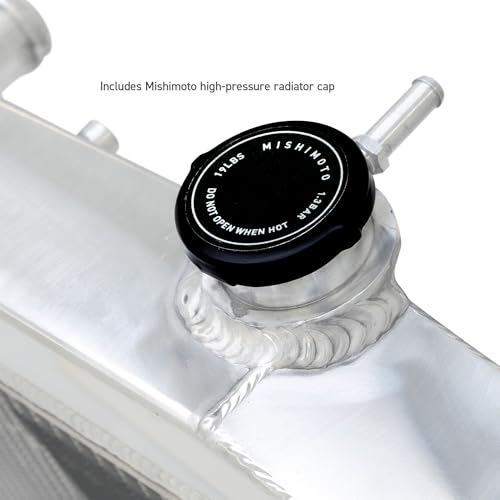 Mishimoto MMRAD-STI-08 Performance Aluminum Radiator, Compatible with Subaru Impreza WRX & STI, 2008-2019