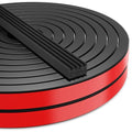 UIOCSSC 26Ft EPDM Rubber Weather Stripping Foam RV Door Seal Self-Adhesive Marine Hatch & RV Door Seal, Automotive Weatherstrip for Enclosed Trailer, Boat, Truck Bed & Home, W:0.625"; H:0.375"