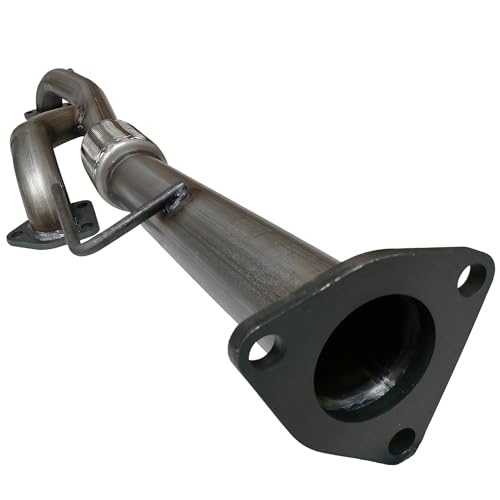 Exhaust Flex Y Pipe Replacement for Acura MDX, ZDX, Honda Pilot, Ridgeline 3.5L, 3.7L V6 (2003-2015) Stainless Steel Repair Direct Fit Kit with Gaskets Hardware - EXCLUSIVE EXHAUST