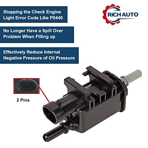 EVAP Vapor Canister Purge Valve Solenoid 911-032 Compatible with Chevy Silverado Tahoe Suburban Malibu GMC Sierra Yukon Replace 214-1680 2141680