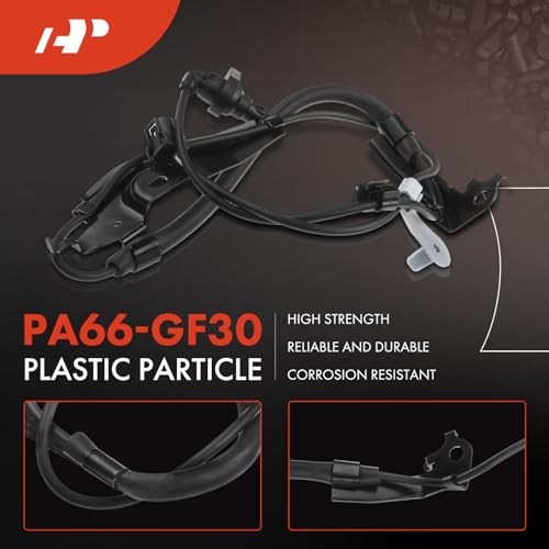 A-Premium Front ABS Wheel Speed Sensor Compatible with Toyota & Lexus Models - Camry 2012-2017, Avalon 2013-2015, ES350 2013-2018, ES300h 2013-2017, Sedan - Front Driver and Passenger Side, 2-PC Set