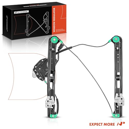 A-Premium Power Window Regulator with Motor Replacement for BMW E46 325i 328i 330i 1999-2005 Sedan Wagon Front Left Driver Side