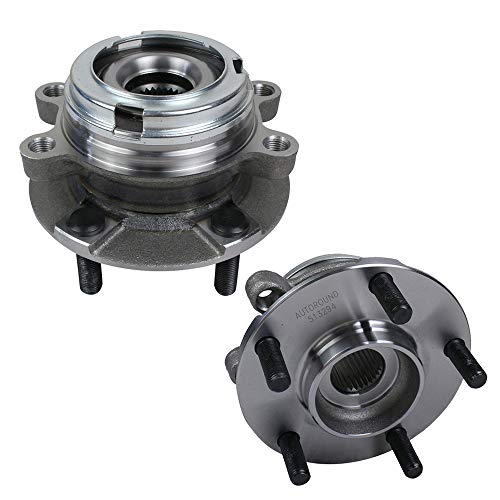 Autoround 513294 [2-Pack] Front Wheel Bearing and Hub Assembly Compatible with Nissan Altima 2007 2008 2009 2010 2011 2012 2.5L 5Lugs w/ABS
