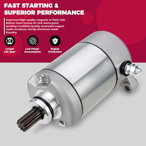 Electrical Starter for Polaris Sportsman 500 325 330 335 425 400 450 Ranger 500 Magnum Trail Boss Big Boss ATP Scrambler Starter HO 1995-2014 3090188 3084981
