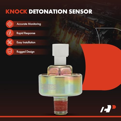 A-Premium Ignition Knock Detonation Sensor Compatible with Chevrolet, Buick, Oldsmobile & Pontiac Models - Impala 2000-2005, Camaro 1996-2002, Lumina, Monte Carlo, LaCrosse, Regal, Lucerne & More