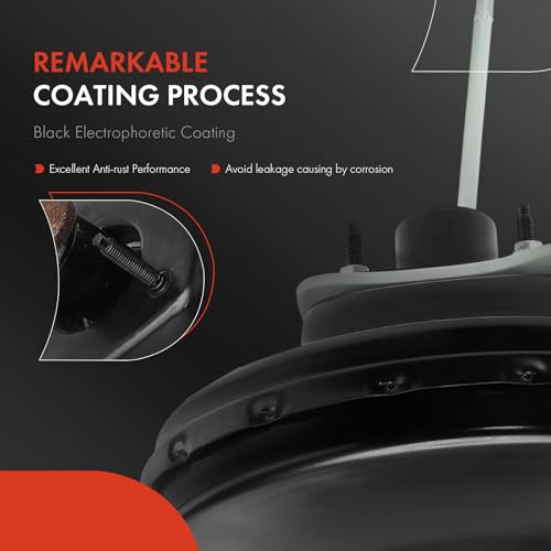 A-Premium Vacuum Power Brake Booster Compatible with Ford F-150 F150 1997 1998 1999, 4.2L 4.6L 4.9L 5.4L, Without Master Cylinder, Naturally Aspirated