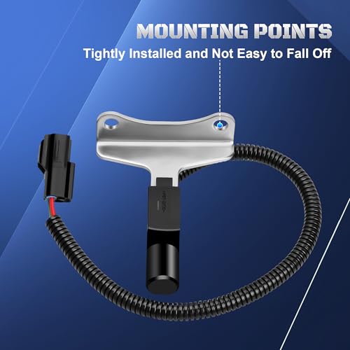 Crankshaft Position Sensor 56027870 Fits for 1997 1998 1999 2000 2001 2002 2003 Dakota Durango Ram 1500 2500 3500 Pickup Van 3.9L 5.2L 5.9L, 97-98 Jeep Grand Cherokee Replaces 56027870AB, 5S1724