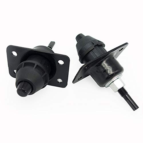 KOXUYIM Hood Release SET (4 PCS) Upper & Lower Latches, Fit for Volvo Truck VN VNL(#20498998) (#20565619) (#8074938) Black