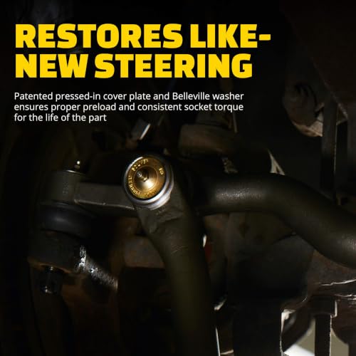 MOOG Front Alignment Caster/Camber Kit - Jeep Wrangler Steering Assembly - Steering Rod Assembly with Tie Rod Ends Set for Precise Handling & Durability - For Jeep Wrangler