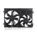 GEARLAST Radiator Fan Engine, Replacement Dual Radiator & Condenser Cooling Fan Assembly Fit for Volkswagen Jetta 2.0L VW Tiguan for Audi A3 TT 1K0121205AD9B9