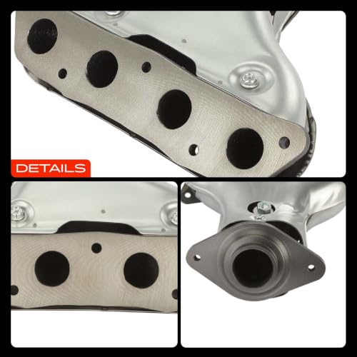 A-Premium [L4 1.8L] Engine Exhaust Manifold Kit W/Gaskets Compatible with Toyota Corolla 2002-2008, Matrix 2003-2008 & Pontiac Vibe 2003-2008, Replaces 171040D040 1710422100