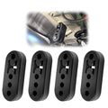 12mm Hole 4.25" EPDM 4 Hole Exhaust Hanger Adjustable Muffler Shock Absorber for Exhaust Pipe,Universal Tailpipe Mount Brackets Insulator Fit Car Truck SUV (4pcs)
