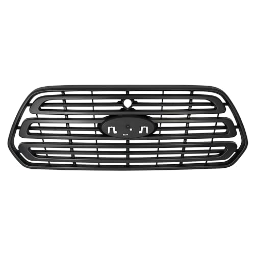 HECASA Front Grille Compatible with 2015-2019 Ford Transit 150 250 350 350HD Grill Assembly ABS Plastic Black Replacemant for CK4Z-17E810-AA FO1200587