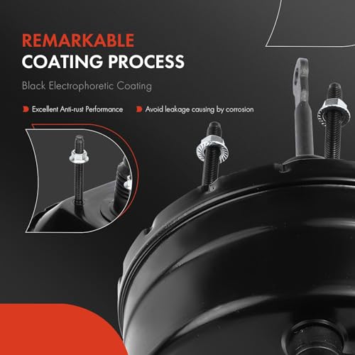A-Premium Vacuum Power Brake Booster Compatible with Dodge Durango 1999-2003, Dakota 1999-2004, Without Master Cylinder
