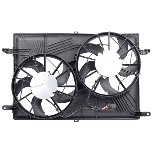 Gjhch Radiator Cooling Fan Compatible with 2008-2017 Enclave, 23434158
