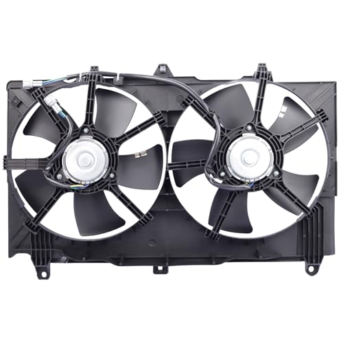 Gjhch Radiator Cooling Fan Compatible with 2003-2007 350Z 03-07 G35