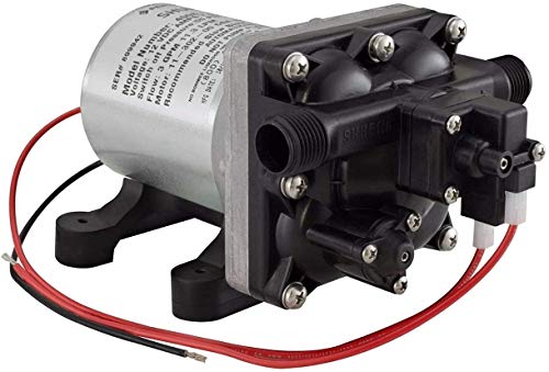 Shurflo 12 Volt RV Water Pump 3.0 GPM - 4008-101-A65 / E65 & 1/2" | RV Plumbing & Camper Water Pump | Twist-On Optional Pipe Strainer Bundle | Each Has A Unique Design - (Receive 1 Pump with Strainer)