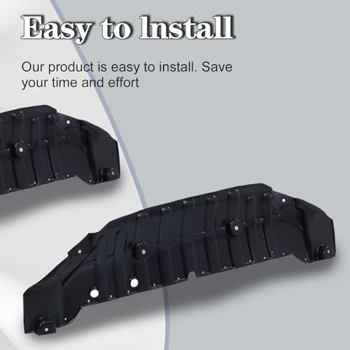 CarPartsDepot Front Engine Splash Shield Compatible with Hyundai 2011-2013 Elantra Engine Under Cover