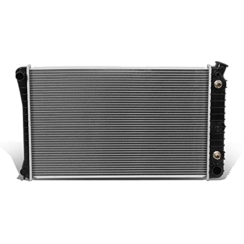 DNA Motoring OEM-RA-709 OE Style 1-Row Aluminum Core Radiator Compatible with 81-86 C/K 1500 2500 3500,28-1/4" W X 17-1/4" H X 1-1/4" D,1-5/16" Inlet / 1-9/16" Outlet