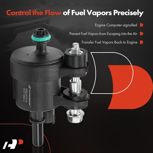 A-Premium Vapor Canister Purge Solenoid Valve Compatible with Chevrolet Equinox, Traverse, Impala, Camaro, Colorado, Volt & GMC Terrain, Acadia, Canyon & Buick Enclave, LaCrosse & Cadillac SRX, CTS