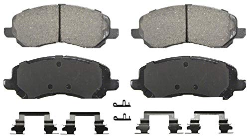 DRiV Wagner Disc Brake Pad Set - ZD866 - Ceramic Brakes for Car - Reduces Noise & Restores Braking Performance - Stainless-Steel Hardware - QS - Ceramic