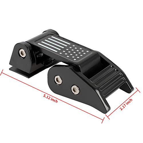 Hood Latches Lock Catch fits 2007-2018 Wrangler JK JKU 18-25 JL JLU Pair