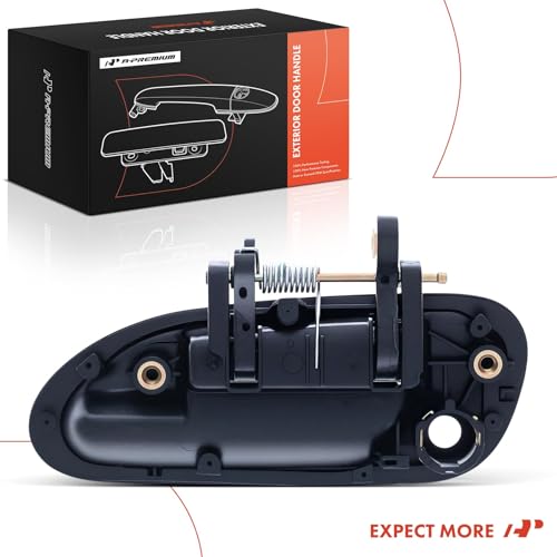 A-Premium Front Right Passenger Side Exterior Door Handle with Keyhole