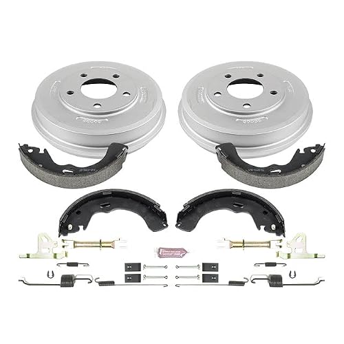 Power Stop KOE15371DK Autospecialty Rear Replacement Brake Kit-OE Brake Drums & Ceramic Brake Pads