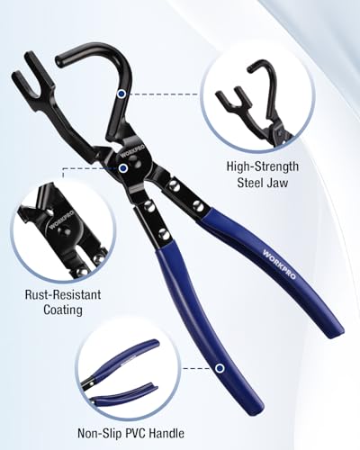 WORKPRO Exhaust Hanger Removal Tool, Heavy-Duty Exhaust Hanger Pliers