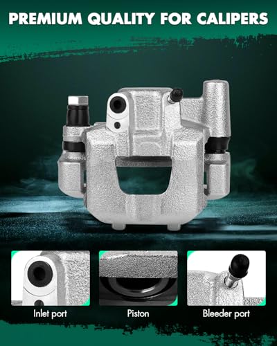 SCITOO Rear Left+Right Brake Calipers With Bracket 19B2950 19B2951 Compatible For Scion tC 2005-2010