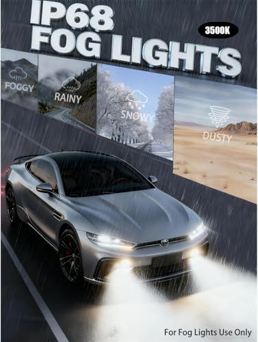 Termitor H4/9003/HB2 LED Bulbs, 50,000LM 1200% Ultra Brighter, 6500K Cool White, 85000Hrs Long Life with Cooling Fan, 1:1 Halogen Size, Plug and Play, H4 Fog Lights Bulbs, Pack of 2