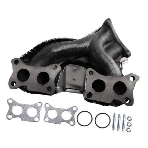 ZHRUIHAN Exhaust Manifold Kit With Includes Required Gaskets and Hardware Compatible witht 1990-1994 D21 Pickup & 1995-1997 Pickup 2.4L L4, OE : 674-549 EPA