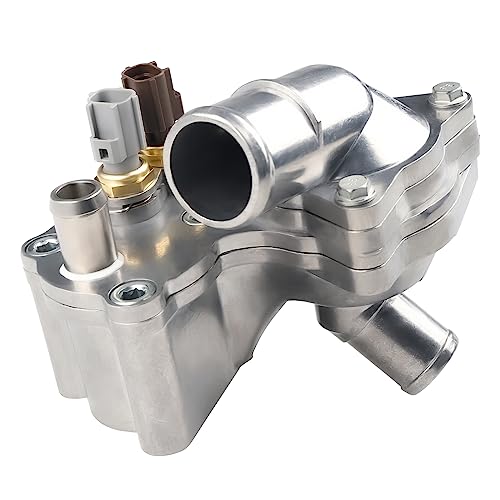 4L5E8A586AB Aluminum Thermostat Housing Compatible with 01-05 Ford Explorer