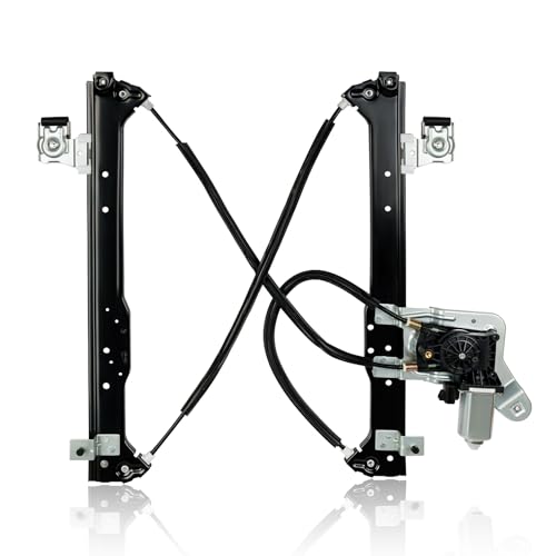 OVANOH Rear Left Driver Side Power Window Regulator Assembly W/Motor Compatible for Silverado Suburban Avalanche 1500 2500 3500 00-06 Cadillac Escalade 02-06 GMC Yukon XL Sierra 741-578