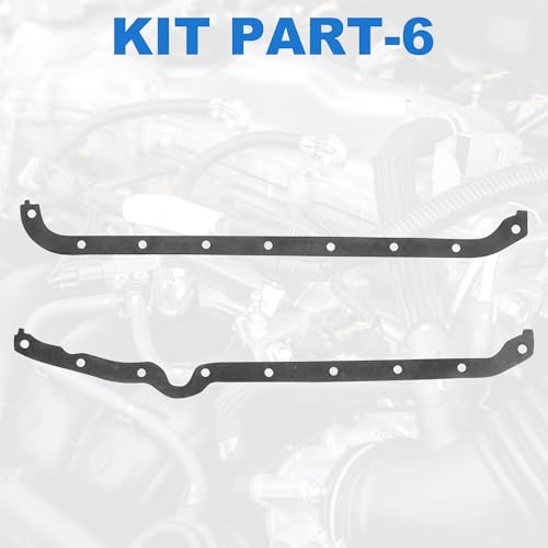Tyrigion 260-1045 Full Engine Gasket Set, 1955-1980 SBC 283 302 307 327 350 V8 Gasket Kit for Chevy C10 C20 Caprice Impala for Buick Century Skylark for Olds