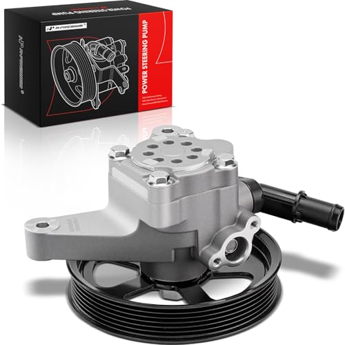 A-Premium Power Steering Pump with Pulley Compatible with Honda Odyssey 2005-2010, Pilot 2005-2008 & Acura MDX 2007-2013, V6 3.5L 3.7L, Replace # 56110RGL305, 56110RGLA01
