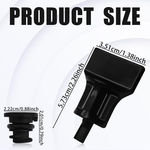QKYS 6PCS Car Engine Oil Drain Plug with Oil Drain Plug Removal Tool, OEM#06L103801 Oil Drain Plug Repair Kit, Oil Pan Drain Plug Compatible with Volkswagen, Audi, Seat Golf Passat
