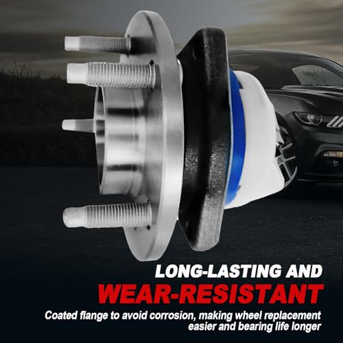 Pair 513121 Front Wheel Bearing Hub Assembly Compatible with Chevy Impala Lucerne Venture,for Cadillac DTS Eldorado Deville Seville for Buick Century Regal,for Pontiac Montana Grand Prix, 5 Lug w/ABS