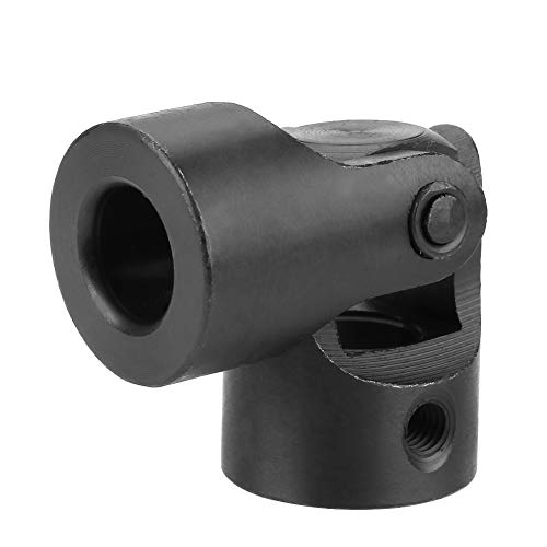 ViaGasaFamido Universal Joint Shaft Coupling ID 0.5 Inch OD 0.9 Inch 2.2 Inch Length Rotatable Universal Metal Joint Shaft Coupling Motor Connector U Joint Coupler with Screws