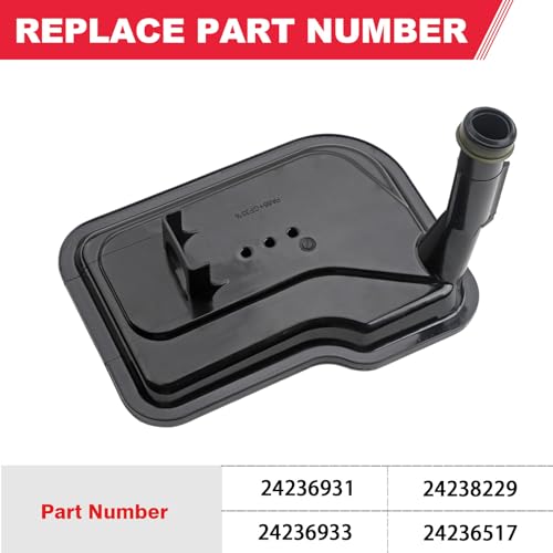 6L80E 6L90E Automatic Transmission Filter Kit Fits for Chevy Express Silverado 1500 2500 3500 Suburban Cadillac Escalade XLR STS SRX GMC Canyon Savana Sierra Yukon Replaces# 24236933 24236517