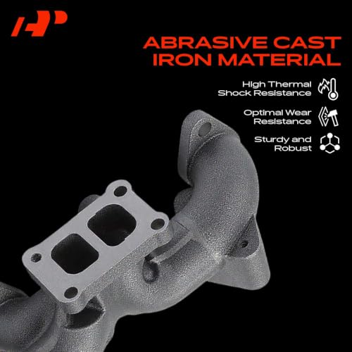 A-Premium Right Side Exhaust Manifold Kit [6.7L] Compatible with Ram 3500 2013-2018, 4500 2013-2018, 5500 2013-2018/2020